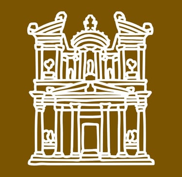 tesoro de petra icono para Exclusive Jordan