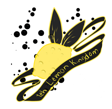 Lemon Kingdom logo, lemon with banner