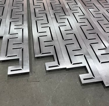 peças com precisão corte a laser em aço inox