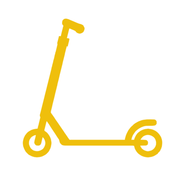 trottinette jaune