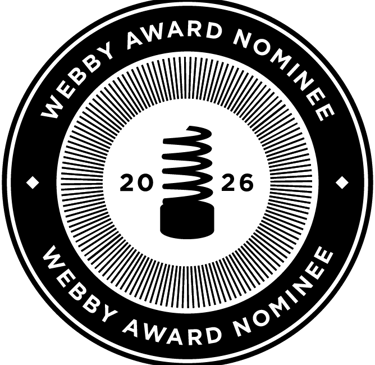 Webby Award Nominee 2026 Award badge
