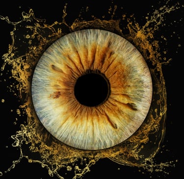 Close up of Dr. Bryant's Iris, Iris Photography