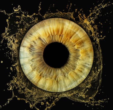 Close Up of Dr. Mitchell's Iris, Iris Photography