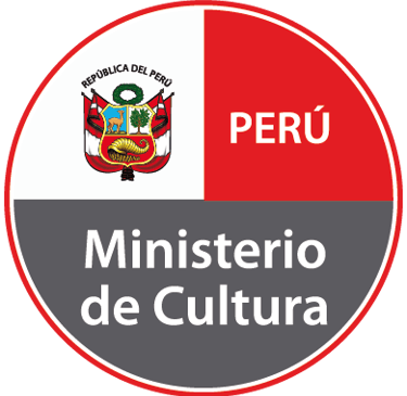 Official logo of the Ministerio de Cultura del Perú featuring the national coat of arms.