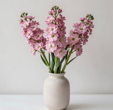 A sleek, modern vase with a smooth matte finish sitting on a wooden shelf against a soft neutral wall.
