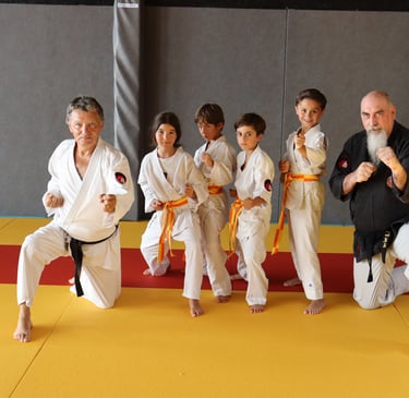 Remise des ceintures aux élèves du Karaté Club Barpais