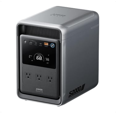 Anker SOLIX S2000 Portable Power Station, 1500W Solar Generator for Home Use