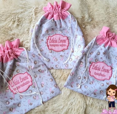 Kit sacolas organizadoras