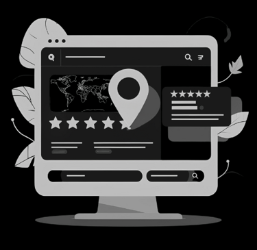 Google search query and reviews