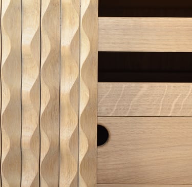 ice-cabinet drinks cabinet wavy pattern 