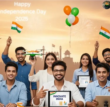 Celebrating India's 79th Independence Day: The Rise of an Entrepreneurial Nation RisingIndia