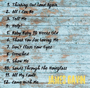 Track List - Back Cover