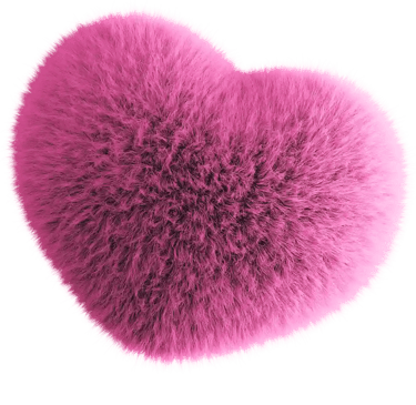 Corazon de peluche