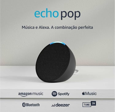 caixa de som echo pop amazon