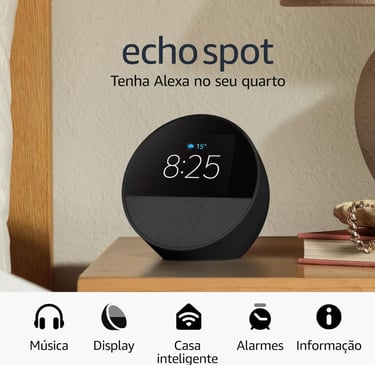 caixa de som echo spot amazon