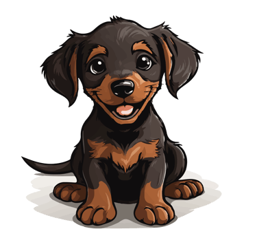 Friendly lab waiting for the pet waste removal technician