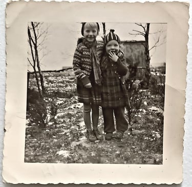 mignon janssen. auftragsarbeit in acryl. bild vom alten foto