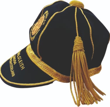 Scottish Sepak Honours Cap Side elevation