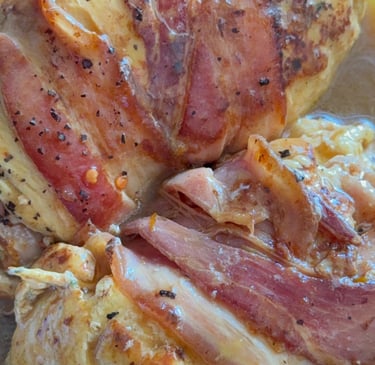 Cordon bleu Salsa de maracuyá picante (combinación entre jalapeño y ají peruano)