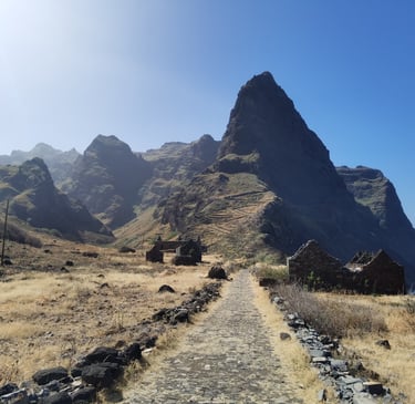 Photo du Cap Vert Sentier de Randonnée à Santo Antao