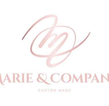 a logo for marie & company