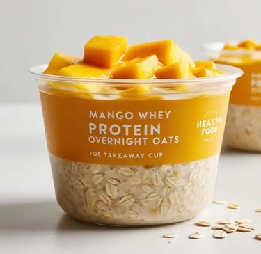 Overnight Oats Protéine Mangue