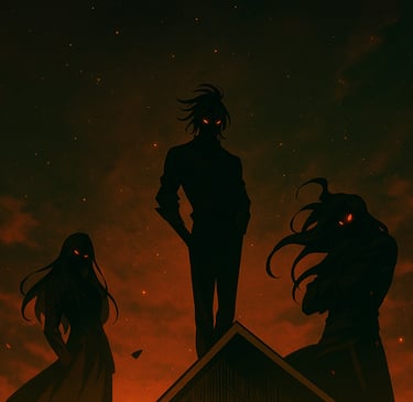 Eleceed manhwa cover featuring Kayden ,Katerin and Pluton