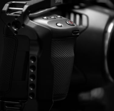 a camera with a camera attached to it