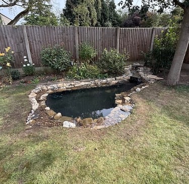 garden wildlife pond by LifeTime ponds