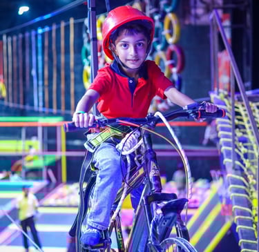 Kids Play Area &  Birthday Celebration at Wupi Trampoline Park