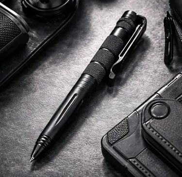 Caneta tática EDC em alumínio resistente para uso diário no Everyday Carry
