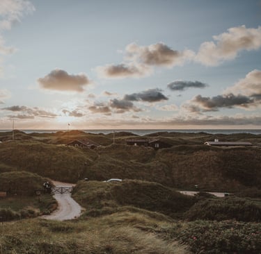 Sunset at the west coast