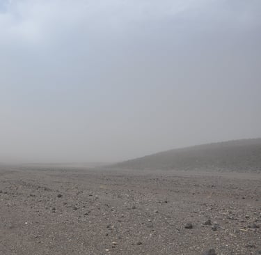 sand storm in death valley