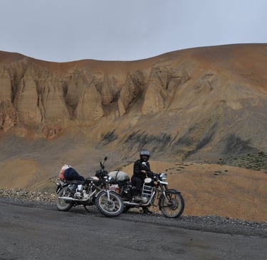 The Leh to Manali highway, Ladakh, India