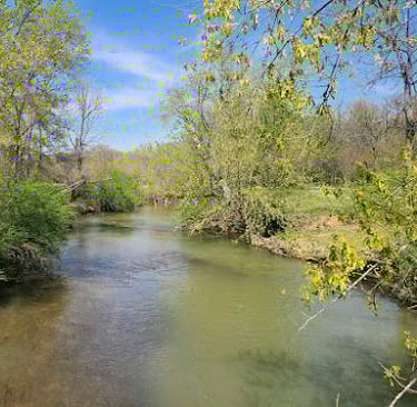 Calhoun, GA - view of creek on the Oothkalooga Creek Loop trail