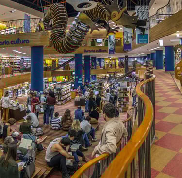 imagem da unidade da Livraria Cultura na Avenida Paulista oferece uma experiência cultural completa