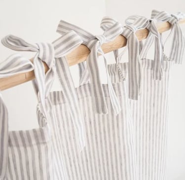 Tête de rideau à nœuds