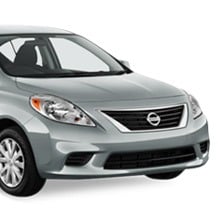 a silver car with a white background