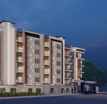 Eco-friendly home design in India with natural lighting and rainwater harvesting systems.