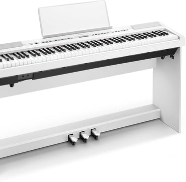 Donner DEP-20 Piano digital (88 teclas, 88 teclas, mecanismo de martillo), color blanco