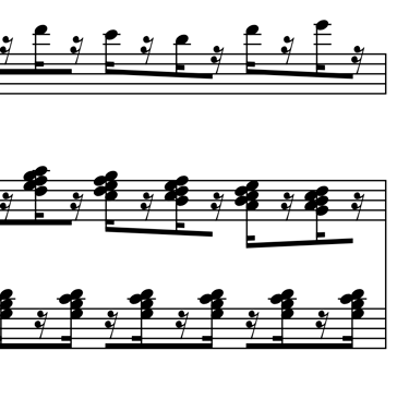 a sheet music score composed by J. Ryan Garber