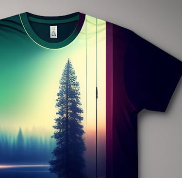 All over Dye Sublimation T-shirt Sublimation Printing