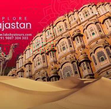palace of wind and camel ride at Thar desert jaisalmer