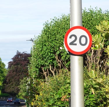 20 mph speed limit on Campbell Avenue