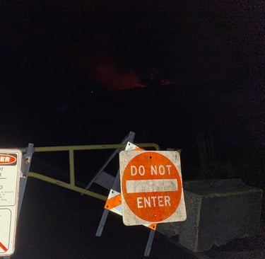 Kilauea Eruption Viewing Hawai'i Volcano National Park