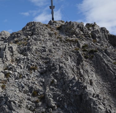 klettern gipfel Sonne allgaeuer alpen