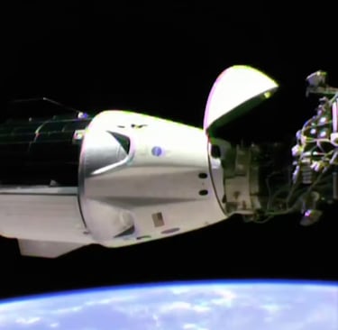 dragon 2 on station
