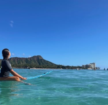 Waikiki Beach Hawai'i O'ahu Diamond Head Surfen