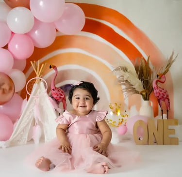 Cakesmash photography boho theme background pink