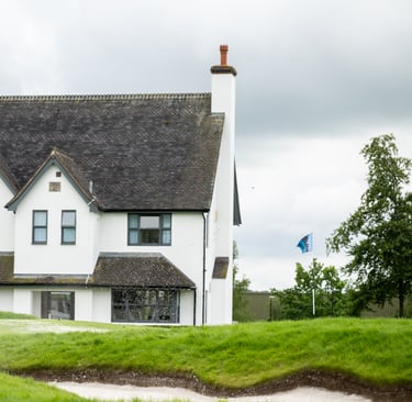 Jon Rahm takes a swing during his practice round ahead of LIV Golf UK.